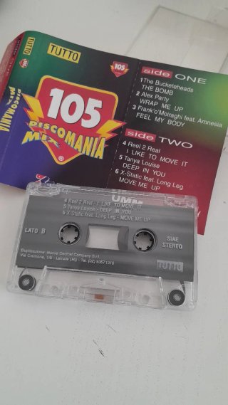 Musicassetta 105 Discomania Mix Tutto