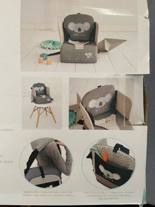 Asiento Elevador Plegable Bebé Olmitos Koala