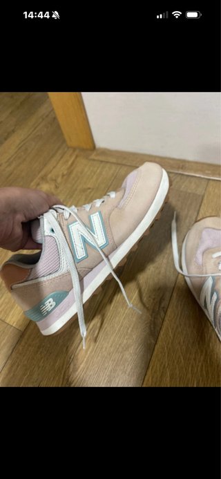 Zapatillas New Balance 574 Mujer Rosa Beige