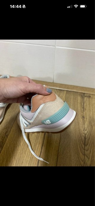 Zapatillas New Balance 574 Mujer Rosa Beige