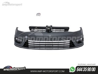 PARAGOLPES DELANTERO PARA VOLKSWAGEN GOLF MK7 LOOK R CON SRA