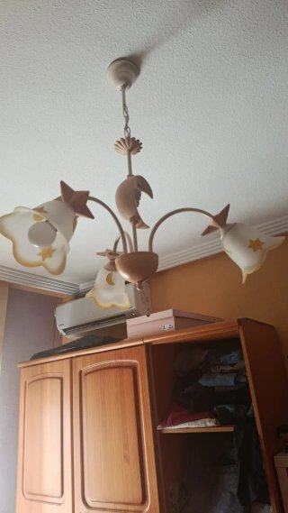 Lampada per bambini luna e stelle