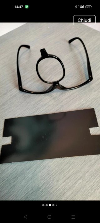 Occhiali Auriol per trucco con lente flip