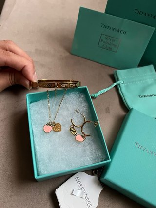 Conjunto Tiffany & Co inspo 3 piezas