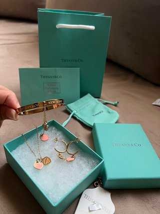 Conjunto Tiffany & Co inspo 3 piezas
