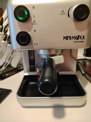 Cafetera Express Minimoka Automática Plateada