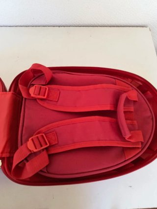 Maleta trolley Snoopy y mochila roja