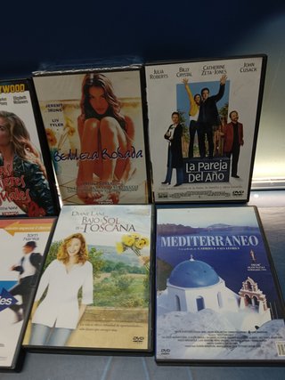 Lote 10 dvds, películas románticas, Belleza robada, Mejor...Imposible, La pareja del año y mas