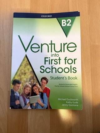 Libro de ingles B2 Venture First for Schools.