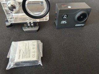 Cámara Deportiva COOAU 4K + Kit Completo