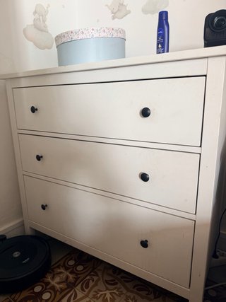 2 Cajoneras Ikea Blanca Madera