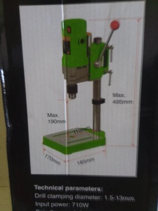 Mini taladro de columna