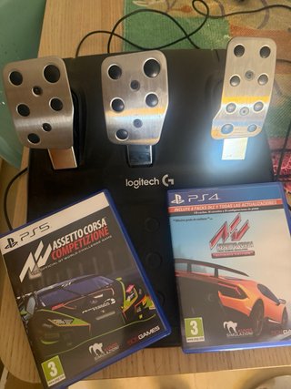 Volante Logitech G29 + Juegos PS4/PS5