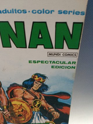CONAN THE BARBARIAN ANUAL 80 Nª 1, COMICS VERTICE, MUNDI COMICS, EN PERFECTO ESTADO