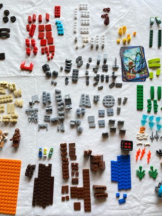 Lotto Mattoncini Misto LEGO e COBI Compatibili