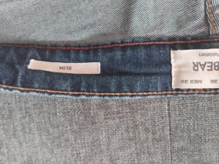 Pull&Bear Pantalones Vaqueros Rotos Azules 46