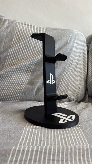 Soporte Mandos y Cascos PS Negro