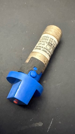 Tapon porta fusible cuadro eléctrico