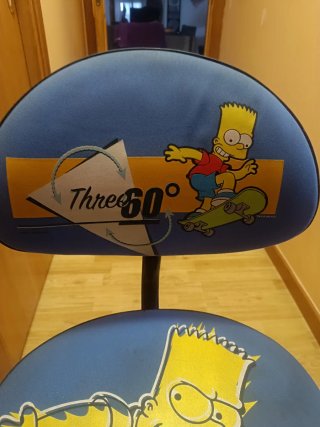 Silla Escritorio Bart Simpson Patinador