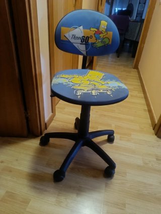 Silla Escritorio Bart Simpson Patinador