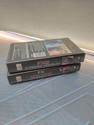 PELÍCULAS VHS, FX Efectos mortales + FX2 ilusiones mortales - Bryan Brown, Brian Dennehy