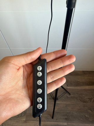 Aro de luz LED con trípode
