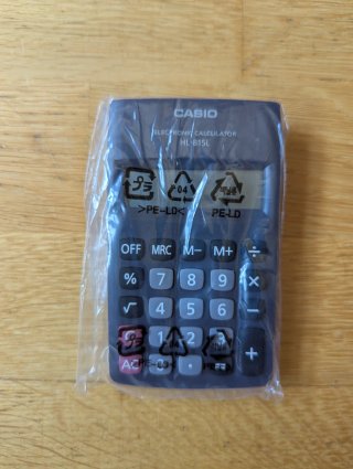 Calculadora Portátil Casio HL-815L Nueva