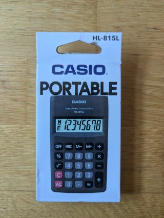 Calculadora Portátil Casio HL-815L Nueva