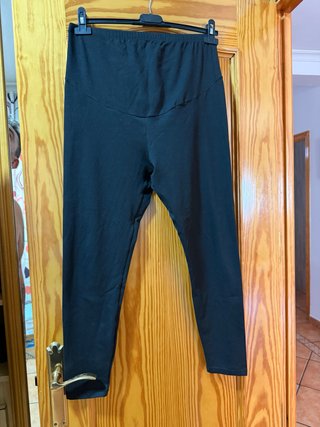 Leggings premamá talla única negros