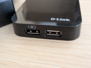 Hub USB D-Link Negro