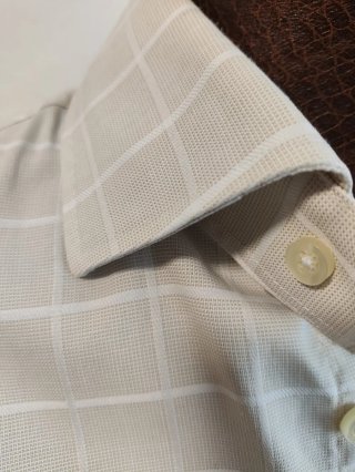 Camisa ZARA MAN Manga Larga Beige