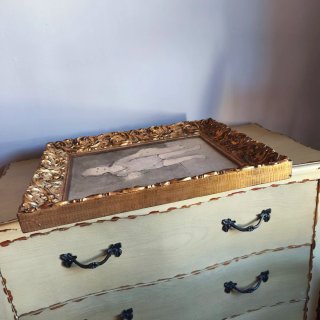 Cuadro Antiguo principios S.XX Madera pan de oro