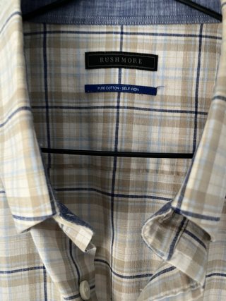 Camisa Rushmore manga corta cuadros