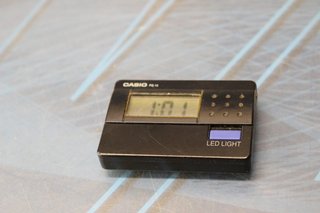Reloj despertador Casio PQ-10. Vintage.
