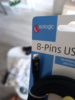 Cable USB Sologic 8 Pins 3m