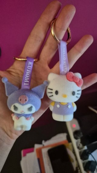 Portachiavi Morbidi Hello Kitty e Kuromi