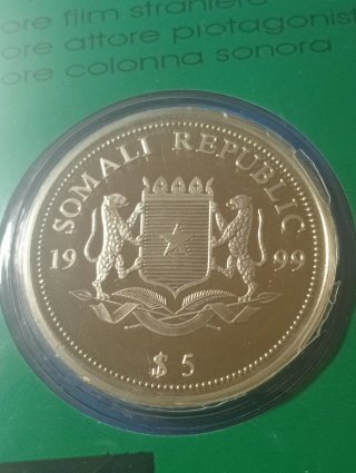 Moneta Coincard Roberto Benigni Oscar 1999