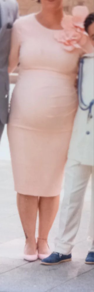 Vestido premamá de fiesta embarazada