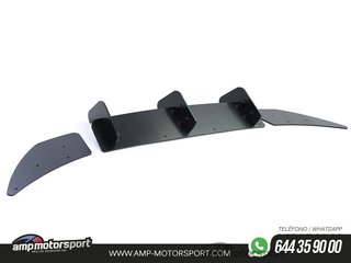 AÑADIDO DIFUSOR TRASERO VW GOLF 7 R 2012-2017 NEGRO BRILLO