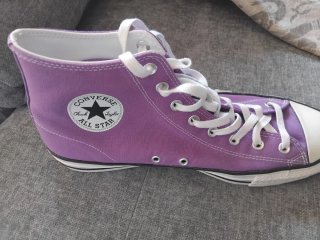 Converse Moradas Talla 46,5 solo 1puesta
