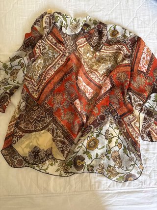 Camicia donna fantasia patchwork XL