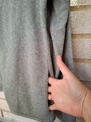 Chaqueta polar gris mujer talla XL