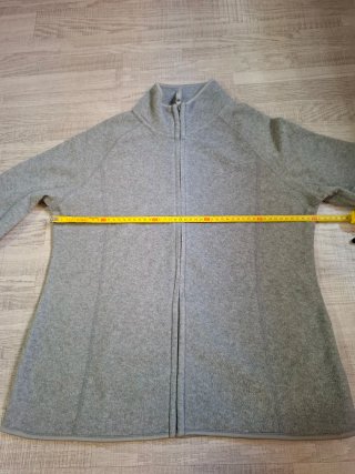 Chaqueta polar gris mujer talla XL