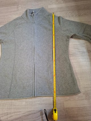 Chaqueta polar gris mujer talla XL