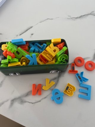Letras magnéticas rusas