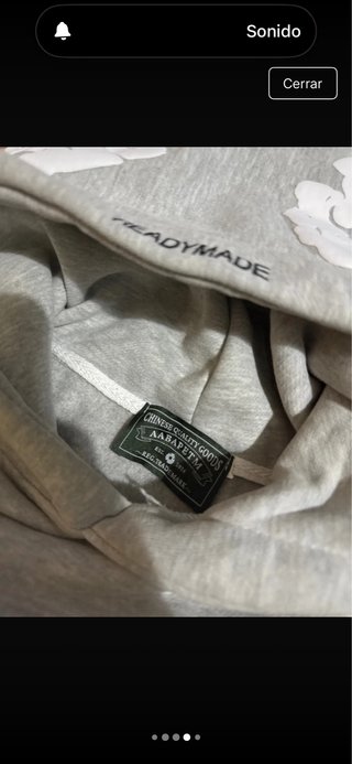 Chándal Denim Tears Gris con Estampado