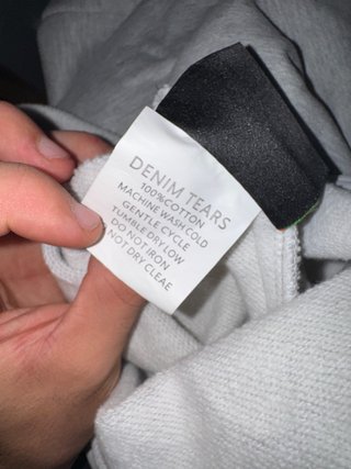 Chándal Denim Tears Gris con Estampado