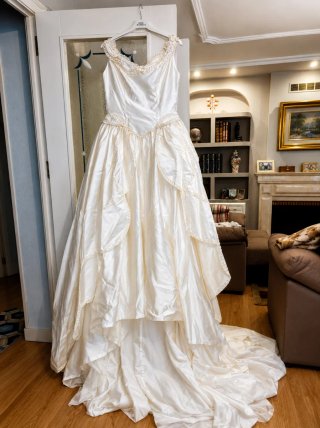 Vestido de Novia con Velo