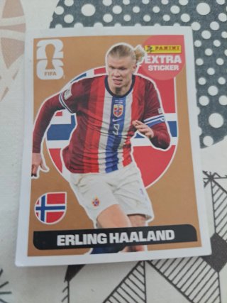 Cromos Panini Haaland Extra Sticker