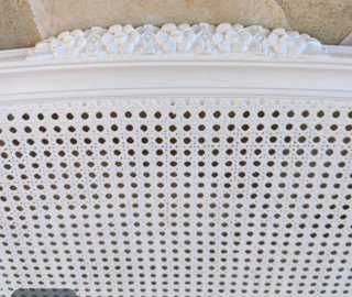 Cabecero de cama antiguo renovado